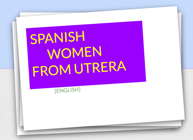 spanish women from utrera