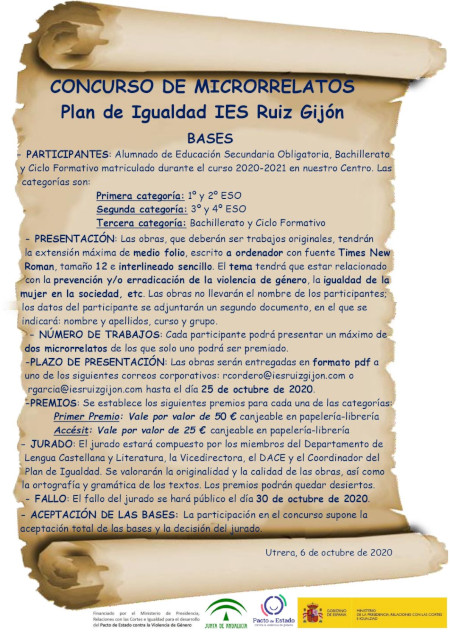 cartel microrrelatos s